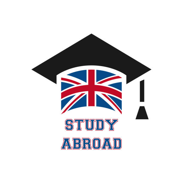 戴著學士帽的英國國旗